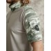 Men Camo Patchwork Icon Pattern Half Zip Soft Breathable Short Sleeve T  Shirt