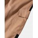 Men Side Striped Cargo Side Pocket Drawstring Elastic Waist Casual Jogger Pants